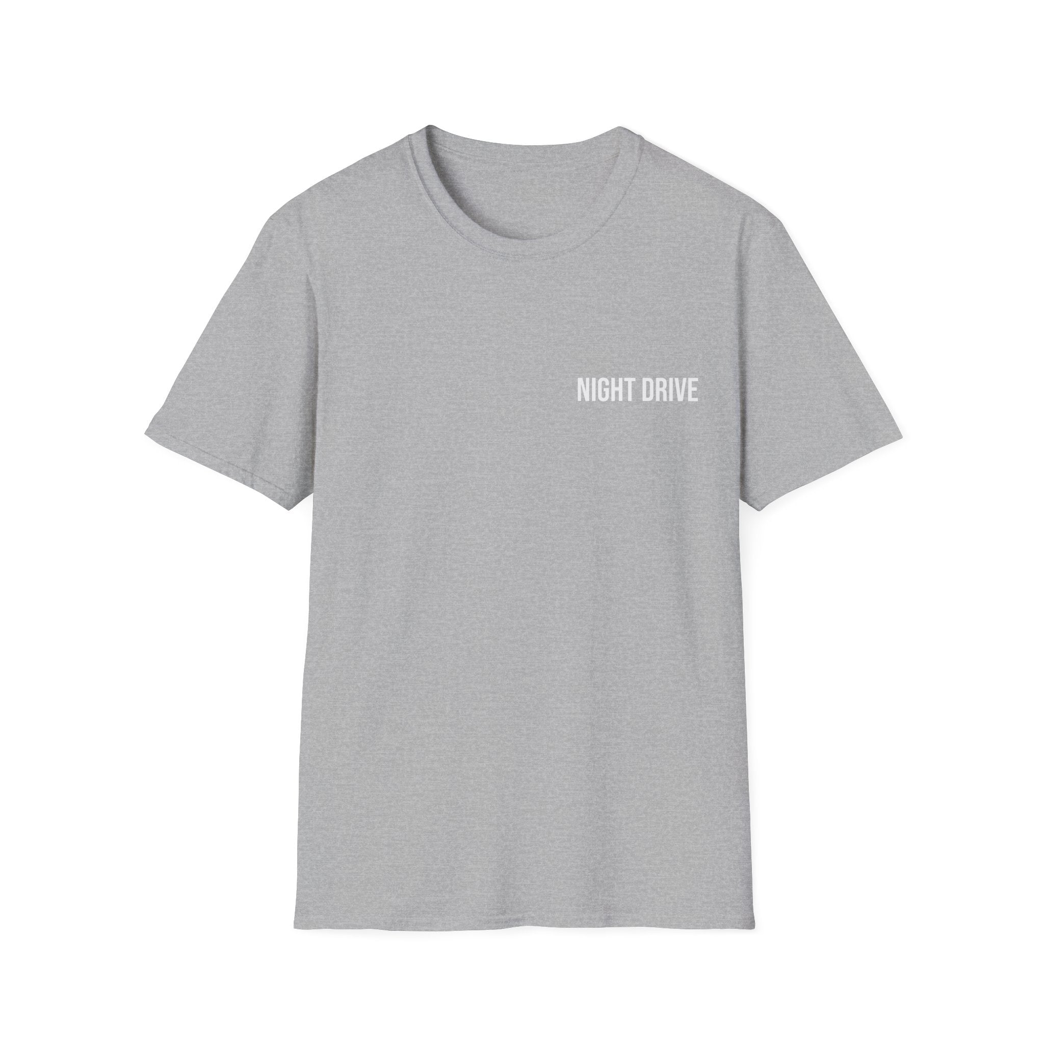American Movie Muscle - Light Grey T-Shirt by NIGHT DRIVE