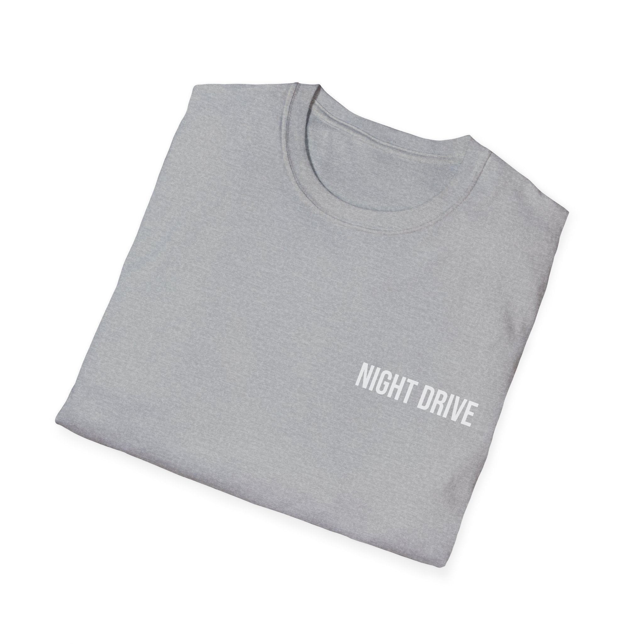 American Movie Muscle - Light Grey T-Shirt by NIGHT DRIVE