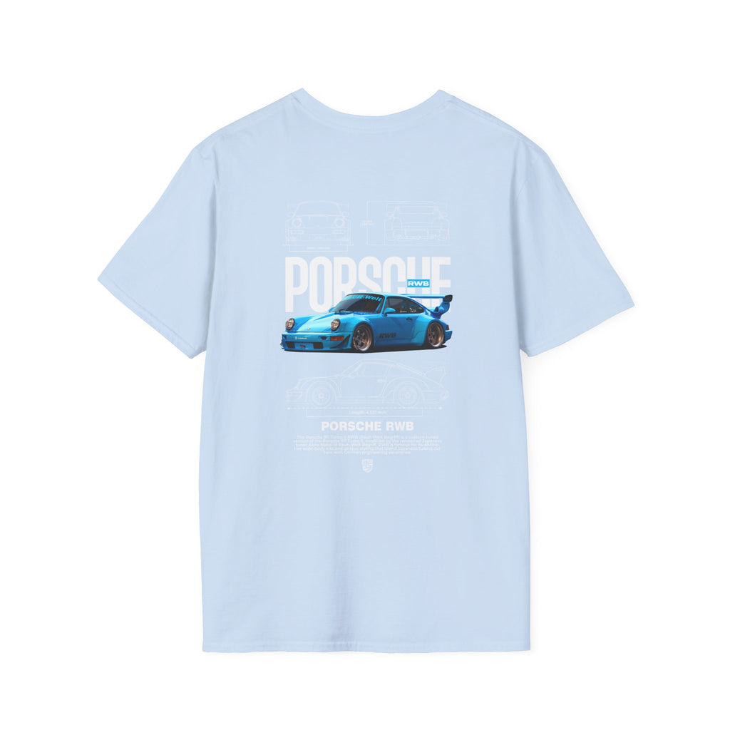 Japanese Tuners - Light Blue T-Shirt by NIGHT DRIVE