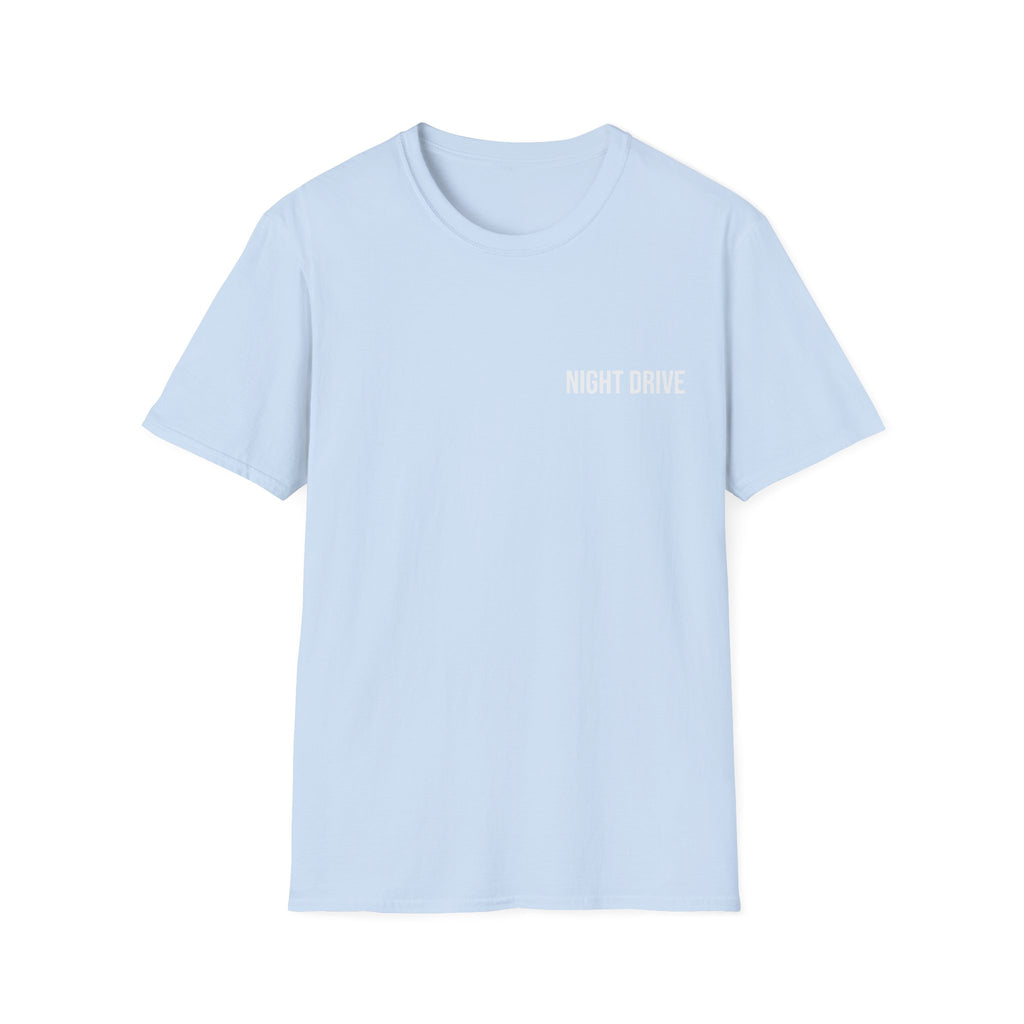 Japanese Tuners - Light Blue T-Shirt by NIGHT DRIVE