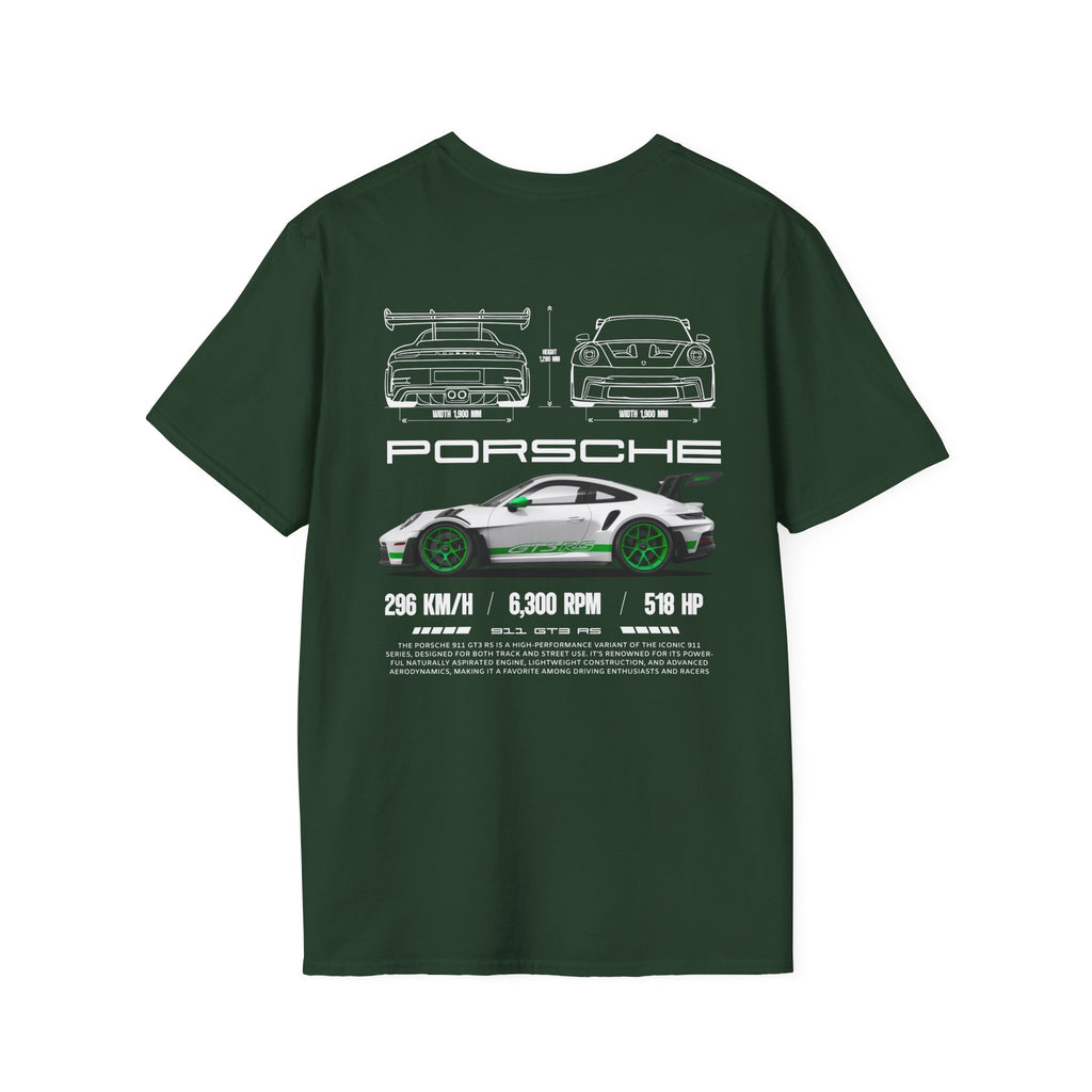 German Track Toy - Green T-Shirt by NIGHT DRIVE